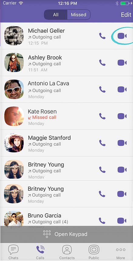 Tracking another person's Viber account online
